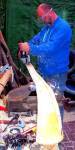 Bau eines Didgeridoos mit dem Kaindl woodcarver gold